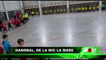 Handbal, de la mic la mare