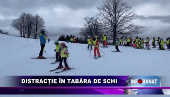 Distractie in tabara de schi