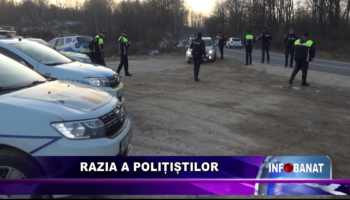 Razie a polițiștilor