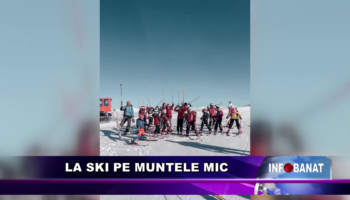 La ski pe Muntele Mic