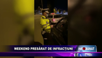 Weekend presărat de infracțiuni