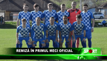 Remiză în primul meci oficial