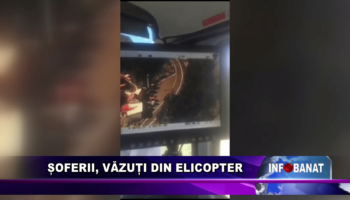 Șoferii, văzuți din elicopter