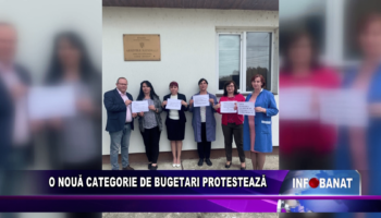 O nouă categorie de bugetari protestează