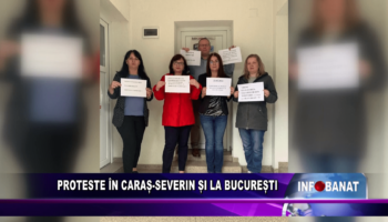 Proteste în Caraș-Severin și la București