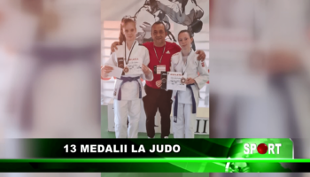 13 medalii la judo