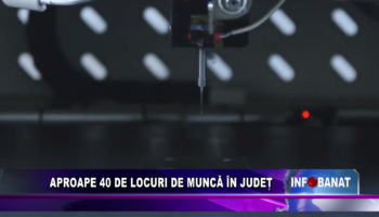 Aproape 40 de locuri de muncă în județ