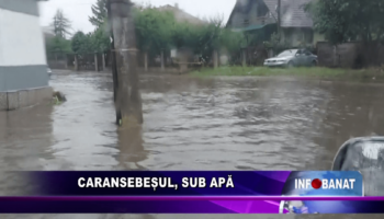 Caransebeșul, sub apă