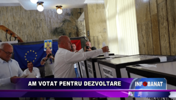 Am votat pentru dezvoltare