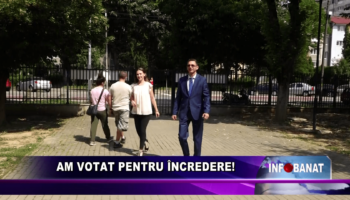 Am votat pentru încredere