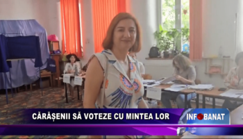 Cărășenii să voteze cu mintea lor