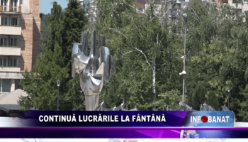 Continuă lucrările la fântână