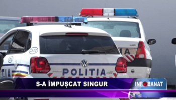 S-a împușcat singur