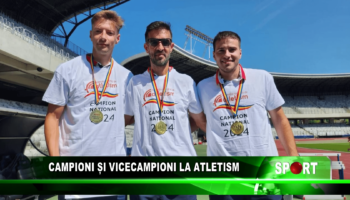 Campioni și vicecampioni la atletism