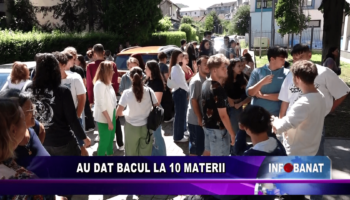 Au dat bacul la 10 materii