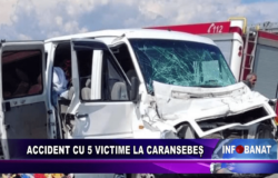 Accident cu 5 victime la Caransebeș