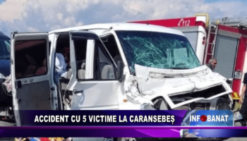 Accident cu 5 victime la Caransebeș