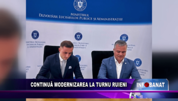 Continuă modernizarea la Turnu Ruieni