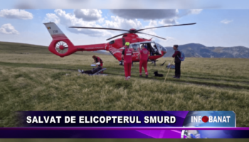 Salvat de elicopterul SMURD