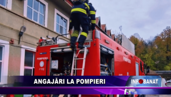 Angajări la pompieri