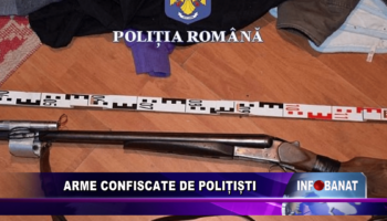 Arme confiscate de polițiști