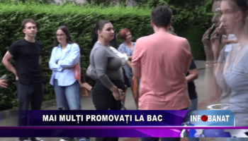 Mai mulți promovați la Bac