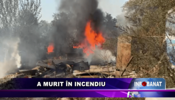 A murit în incendiu