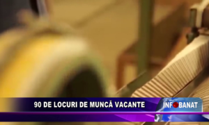 90 de locuri de muncă vacante