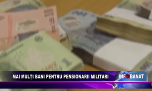 Mai mulți bani pentru pensionarii militari