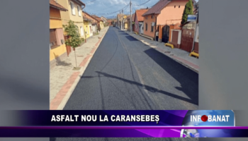 Asfalt nou la Caransebeș