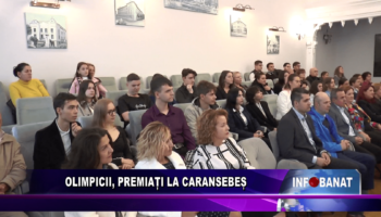 Olimpicii, premiați la Caransebeș