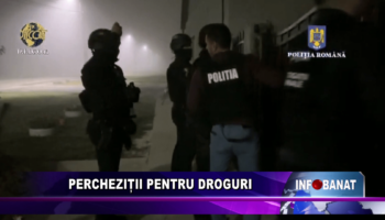 Percheziții pentru droguri