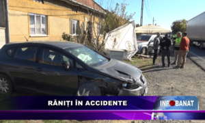 Răniți în accidente