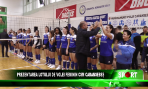 Prezentarea lotului de volei feminin CSM Caransebeș