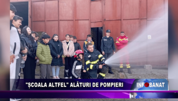 “Școala Altfel” alături de pompieri