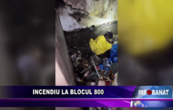 Incendiu la Blocul 800