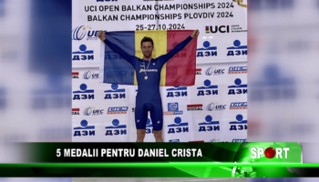 5 medalii pentru Daniel Crista