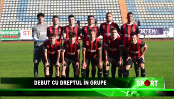 Debut cu dreptul în grupe