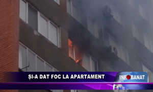 Și-a dat foc la apartament