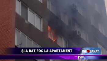 Și-a dat foc la apartament