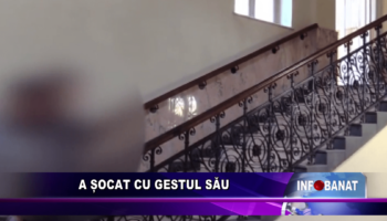 A șocat cu gestul său