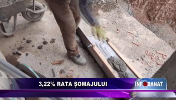 3,22% rata șomajului