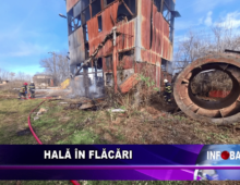 Hală în flăcări