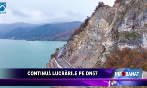 Continuă lucrările pe DN 57