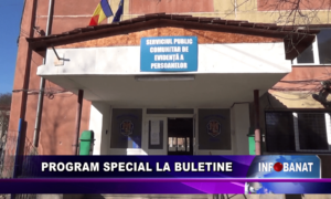 Program special la buletine