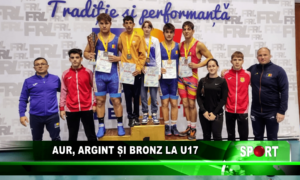 Aur, argint și bronz la U17