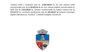 Anunț privind finalizarea proiectului ”Reabilitare, modernizare și dotare Liceu Tehnologic “Sf.Dimitrie”, Școala Gimnazială Rusca (Școala Nouă) Teregova”