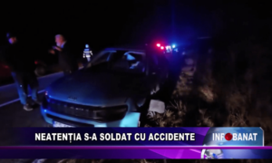 Neatenția s-a soldat cu accidente