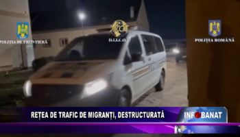 Rețea de trafic de migranți, destructurată