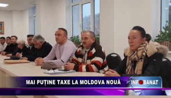 Mai puține taxe la Moldova Nouă